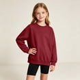 thumbnail image 3 of FAIWAD Sweatshirts for Kids Cotton Long Sleeve Crewneck Pullover Tops Boys Girls Casual School Oversized Clothes, 3 of 9