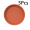 Red, variant on CCOCC 5 Pcs Plant Tray,Thickened Reinforced Edges Plant Saucers for Indoors,Elegant Frosted Texture Plant Plate,Yellow