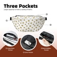 thumbnail image 4 of Naloa Bee Print Running Belts for Men Women,Running Fanny Pack with 2-Zipper Pockets,Waterproof Waist Pack for Travel Hiking Running Outdoor Sports, 4 of 8