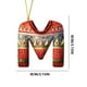 thumbnail image 3 of Adornos navideños, 26 letras, decoración para árbol de Navidad, colgante, adornos para árbol de Navidad, adornos navideños, decoración navideña, decoración colgante para árbol de Navidad, colgante con, 3 of 7