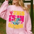thumbnail image 3 of Princess Donut and Mongo Sweatshirt, Dungeon Crawler Carl Sweatshirt - Sizes S-5XL ,Art Print JSC, 3 of 6