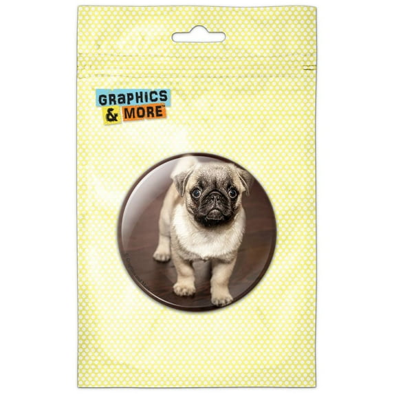 Cute Pug Refrigerator Button Magnet