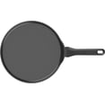 thumbnail image 4 of Helix Non-stick Ceramic Pancake Pan 11in (28 cm) Recycled Aluminum CeraGreen Non-toxic Coating PFAS-Free Stay-cool Handle Pan, Black, 4 of 5