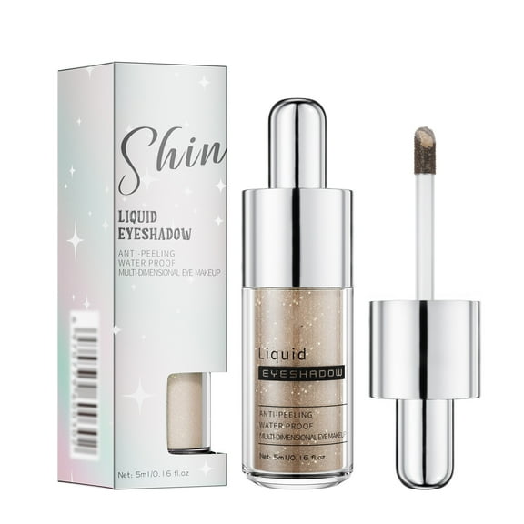 Eye Shadow Liquid, Waterproof Eye Shadow, Long-Lasting High Saturation Eye Makeup, Multi-Functional Eyeliner and Highlighter with Gentle Plant-Based formula for Sensitive Skin