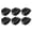Black-6 pack, variant on 2/4/6/8pcs Adjustable Clamps Holder for Rod Fishing Rod Holder Clip Poles Bundler with Hook Keeper Fishing Accessories