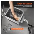 thumbnail image 4 of Meat Mixer 15LB Capacity - Stainless Steel Sausage Maker Machine - Manual Operation for Ground Meat, Sausages, & Food Prep, 4 of 9