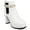 White-W, variant on Womens Python Faux Leather Embellished Chelsea Boots