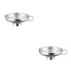 thumbnail image 3 of Matsuzay Embudo de polvo Filtro de metal Gadget de cocina de acero inoxidable Embudos de cuello ancho Grande 2Conjunto, 3 of 6