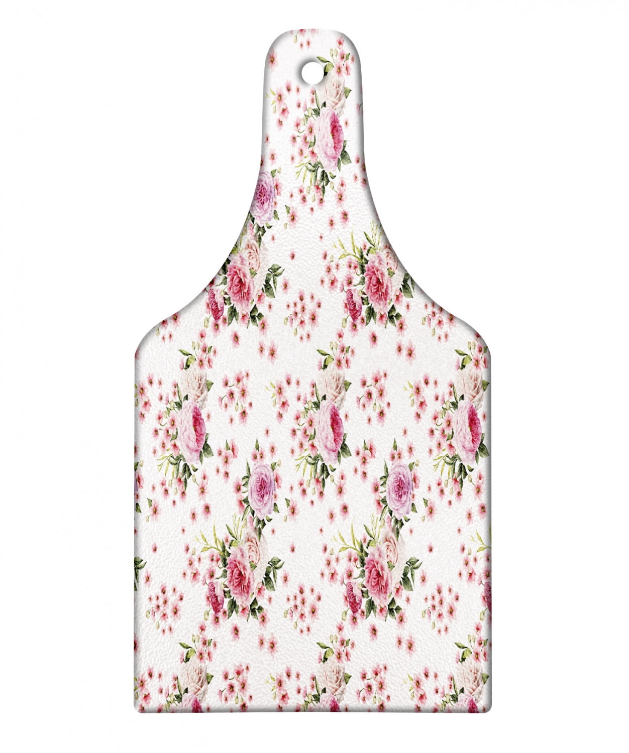 Floral Cutting Board, Vintage Style Blossoming Romantic Flower