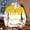 Yellow, variant on KeShDi Christmas Men Sweatshirts Men CMen Casual Fashion Stand Collar Printing Zipper Pullover Long Sleeve Sweatshirt Blouse Gray2X