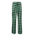 thumbnail image 5 of CHICVOMEY Pajama Pants for Women with Drawstring Plaid Loose Fit Lounge Sleep Bottom Wide Leg Pj Pants for Women, 5 of 6