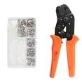thumbnail image 1 of Tignapoo SN-48B Kit d'Outils de Pliage avec 270 Pcs Bornes, Poignée Ergonomique, Portée 0.5-2.5mm2, Acier Haute Résistance, Poignée Antidérapante, Ensemble de Serrage Efficace et Fiable, 1 of 6