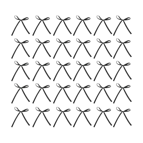 HuiXinOu DIY Handmade Bows 30PCS Solid Color Ribbon Bows for Gift Wrapping Hair Accessories Wedding Party Home Decor Crafts