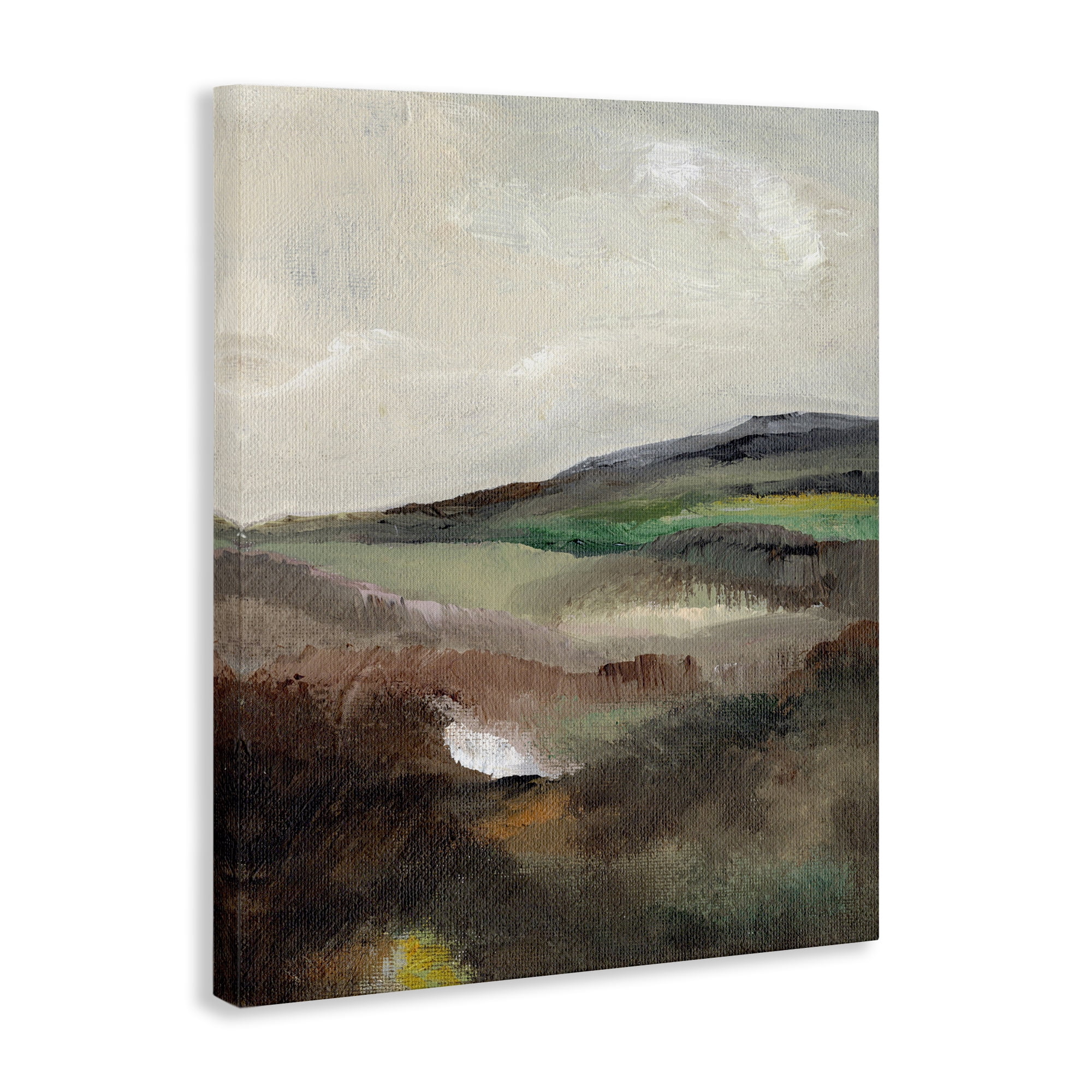 Stupell Industries Misty Hills Land Landscape & Nature Painting Wrapped Canvas Art Print Wall Art, 16 x 20