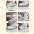 thumbnail image 2 of Food Wrapper Box Food Wrapping Film Dispenser Plastic Wall Hanging Preservative Film Storage Box, 2 of 9