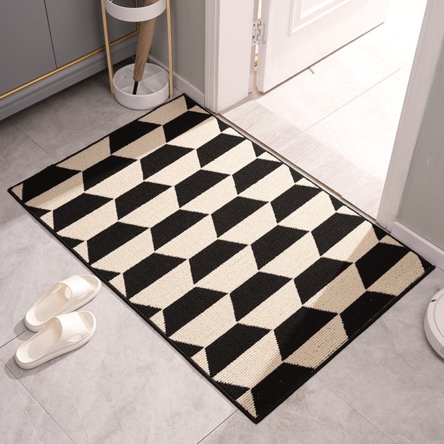Felpudo para Interiores, 40x60CM, Tapetes Antideslizantes para Puertas Delanteras, Tapetes de Bienvenida para Exteriores Lavables, Tapetes para Puertas Interiores de Perfil Bajo para Entrada, Tap
