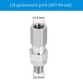thumbnail image 1 of Premium Stainless Steel Rotary Pressure Washer Easy Connect NPT Swivel 1/4, 1 of 8