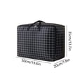thumbnail image 3 of Organizador de Bolsa de Almacenamiento Bolsa de Almacenamiento Grande, Compartimento de Equipaje Impermeable Y Engrosado, Bolsa de Almacenamiento Plegable con Cremallera de Mango Fuerte, Adecuada Para, 3 of 6