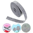 thumbnail image 2 of Aloha Wool Felt Ribbon For DIY Crafts Patchwork Decoration Appliques And Decorative Patches Material Bowknot Christmas Tree Wreaths Ribbon 3 x 500CM (Grey), 2 of 7