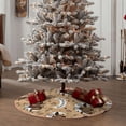 thumbnail image 5 of Salouo Snake And Flower Christmas Tree Skirt 36" Farmhouse Christmas Decorations Snowman Xmas Tree Skirt Tree Mat for Holiday Party Decor, 5 of 8