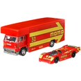 thumbnail image 1 of Hot Wheels 2018 Team Transport Porsche 962 MOMO Fleet Flyer Real Riders, 1 of 1