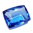 thumbnail image 2 of 245 Carat Blue Topaz Gemstone Glass Field Cushion Shape Big Topaz Faceted Gemstone AAA Quality Huge Topaz Loose Gemstone 42x32x22 MM, 2 of 2
