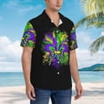 thumbnail image 4 of Italy Italian Flag Mens Hawaiian Shirt Short Sleeve Casual Button Up Tropical Summer Beach Shirt, 4 of 9