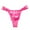 Hot Pink, variant on JUSLIO Panties for Women Breathable Bikini Thong Comfortable Soft Underwear Brown L