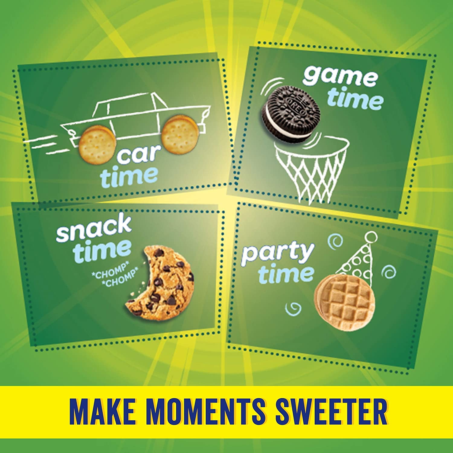 Nabisco Classic Mix Cookies & Crackers Variety Pack, (40 Pack/1 Ounce)