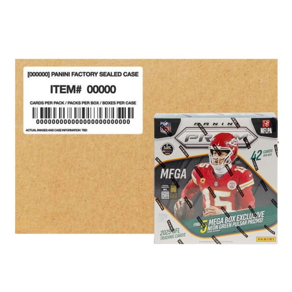 2025 Panini Prizm Football Mega 20-Box Case
