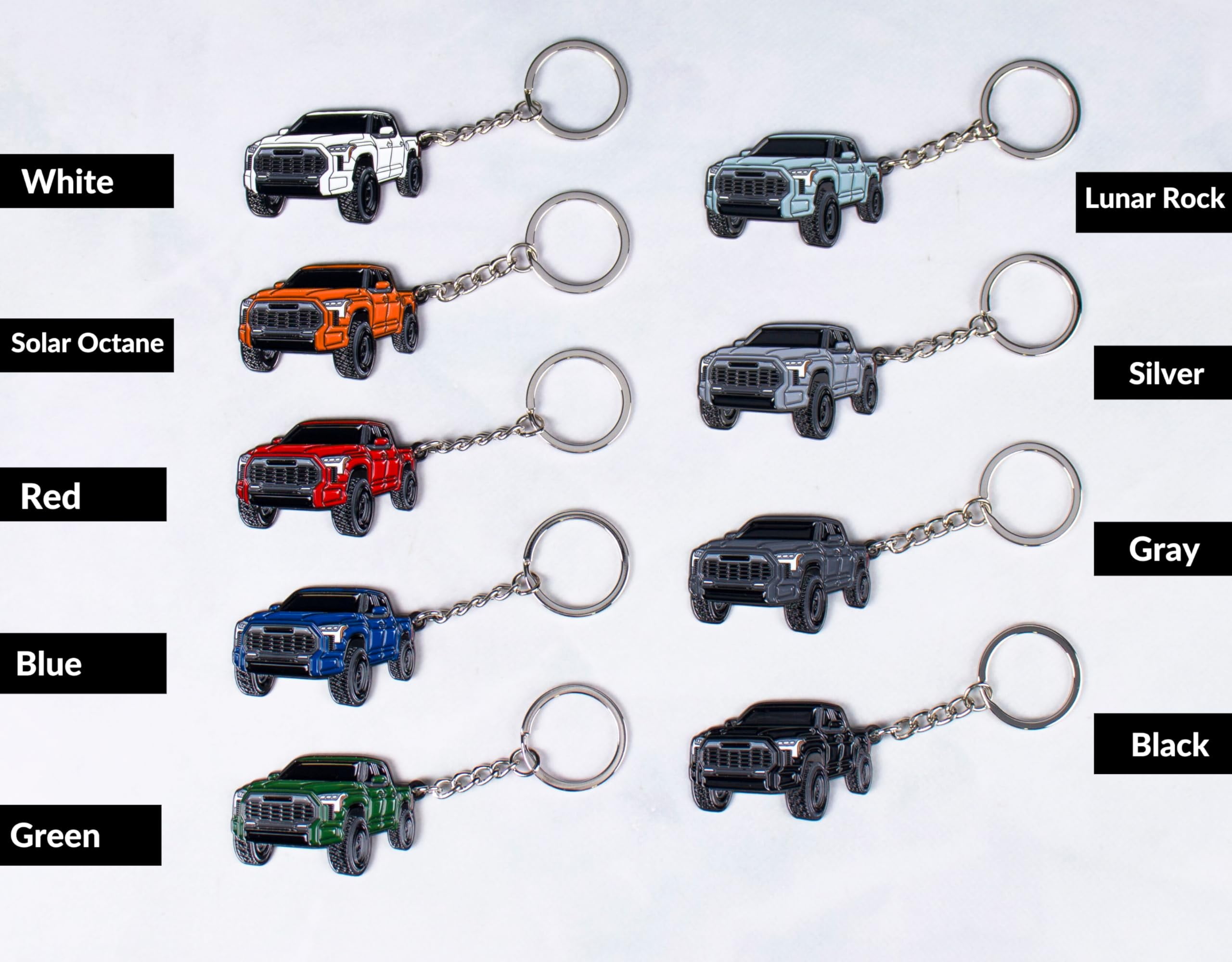 Accessories Metal Tundra Keychain 2024 2023 - Key Ring Fob Cover Ring Key Chain Toy Gift Truck
