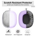 thumbnail image 4 of Aiaabq Funda Para Airpods Max Funda Antirrayas Para Almohadillas Para Los Oídos/Cubierta Para Las Orejeras/Cubierta Para La Diadema Para Airpods Max. Tpu Suave Transparente Y Piel De Silicona A Prueba, 4 of 5
