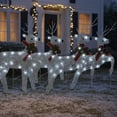 thumbnail image 6 of Garden 4pc Outdoor Christmas Decoration, 80 Cool White LEDs, 6 of 9