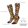 thumbnail image 4 of Logiee Colorful Maple Leaves Print Gift Stocking Stuffers,Adult Stockings,Novelty Socks,Funny Socks Birthday Running Walking Sleeping, 4 of 6