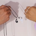 thumbnail image 4 of Venta Caliente Pareja Pulsera De Aleación Tai Chi Gossip Trenzado Diamante, 4 of 4