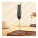 thumbnail image 4 of Mini Batidor Eléctrico Espumador Leche Para Café Con Soporte Malubero Negro, 4 of 5