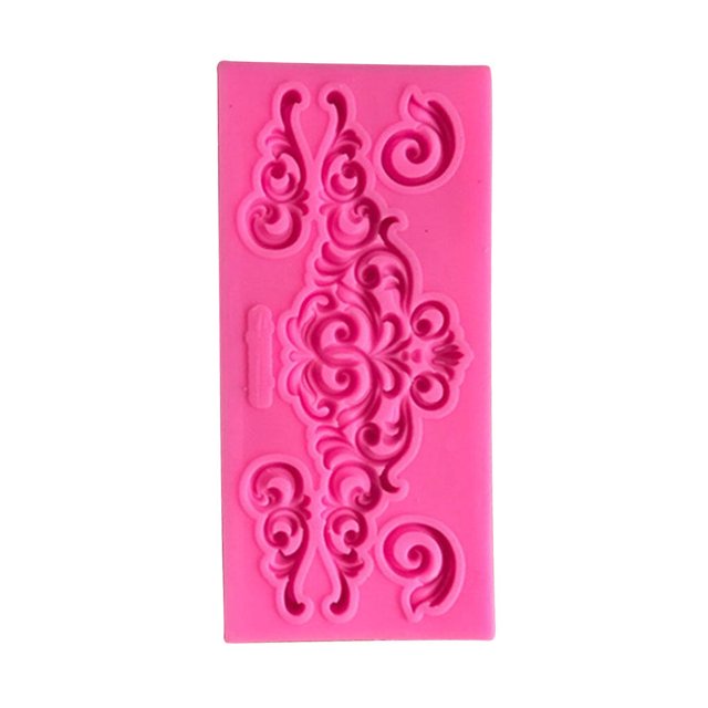 Injueey Gran oferta, molde de silicona con borde en relieve Vintage para pastel artesanal de azúcar DIY, molde para Fondant, herramientas de Herramientas y accesorios para hornear 7 #