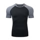 thumbnail image 4 of Ceisia Men's Compression Raglan Sleeve T-Shirt High Elastic Quick Dry Athletic Crew Neck Top Gift, 4 of 5