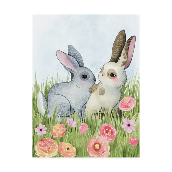 Trademark Fine Art 'Some bunny Love I' Canvas Art by Grace Popp