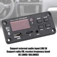 thumbnail image 4 of Tablero de Decodificación Bluetooth5.0 MP3, Módulo de Audio Estéreo Sin Pérdidas para Coche con Visualización a Color, Compatible con WMA/WAV/FLAC/Ape, 4 of 5