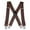 Coffee-01, variant on LONKITO Suspenders for Men: 1.97-inch Wide, Sturdy Clips, x-Back, Adjustable Elastic Work Casual