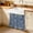 Blue, Navy, Denim, Indigo, variant on Green Terracotta Splatter Small Cabinet Curtains 10"W x 11"L, Boho Mottled Vintage Rustic Sink Skirt Dust-Proof Short Curtain for Bathroom Vanity Storage Cubby Desk, Self Adhesive Privacy Drapes