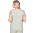 thumbnail image 2 of Alfred Dunner Womens Floral Lace Short Sleeve Tee, 2 of 4