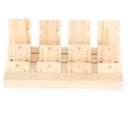 thumbnail image 1 of Soporte de joyería, aretes de madera, bandeja de exhibición de pendientes, tablero de exhibición de pendientes, acabado de lujo, 1 of 8