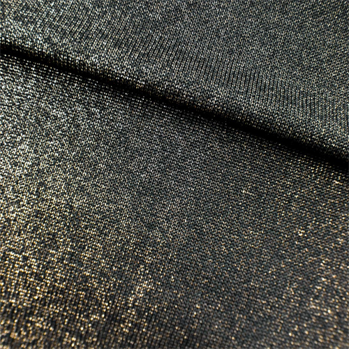 black knit fabric