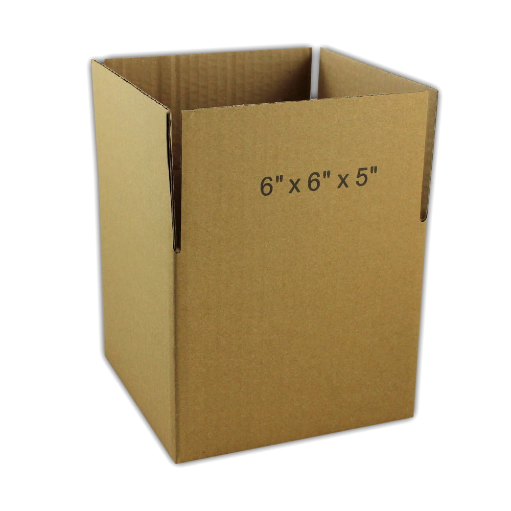 25 6x6x5 "EcoSwift" Brand Cardboard Box Packing Mailing Shipping Corrugated 