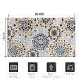 thumbnail image 5 of Beige Ethnic Mandala Pattern Door Rugs,Washable Non Slip Door Mats Indoor,Decorative Door Mats,Entry Mat Indoor for Entrance,Bedroom,Kitchen,Bathroom,17"x30", 5 of 6