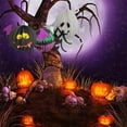thumbnail image 5 of 3PCS Halloween Paper Lanterns Three-dimensional Halloween Spooky Ghost Spider Bat Decoration, 5 of 5