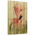 thumbnail image 3 of Empire Art Direct Watercolor Flamingo Composition I & II Print on Solid Wood Wall Art, 24" x 18" each, Ready to Hang, 3 of 7