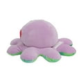 thumbnail image 4 of WAY TO CELEBTATE VALENTINE 13.5" REVERSIBLE PLUSH OCTOPUS-PURPLE/GREEN, 4 of 6